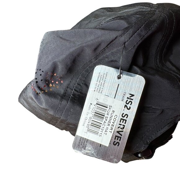 Subtle Patriot Runner Covert Endurance Hat One Size Black Striped NWT! - Picture 5 of 6